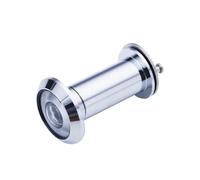 Spioncino for porta a 220 gradi in ottone da 2 pezzi con copertura for la privacy resistente for lo spessore della Per Porte(16mm-silver)