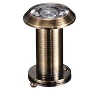 Spioncino for porta ad alta visibilità da 2 pezzi for una migliore sicurezza domestica, controlla facilmente chi è alla tua con visione chiara e grandangolare(Green Bronze)