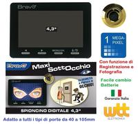 Bravo Spioncino Maxi Sottocchio Display 4.3’’ 720p