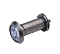 Spioncino per porta con grandangolo di 180 gradi e lente regolabile, telaio in metallo progettato per porte spesse e garanzia della privacy (bronzo verde)