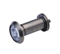 Spioncino per porta con struttura in metallo con lente in vetro regolabile, grandangolo di 180 gradi per una maggiore sicurezza e privacy, compatibile con porte spesse (bronzo verde)