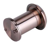 Spioncino per porta PolyGen con campo visivo di 220 gradi, struttura in ottone massiccio che include uno spioncino con copertura per la privacy per porte da 35 mm a 55 mm (Placcatura in rame scuro)