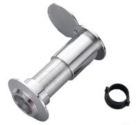 Spioncino per porta tagliafuoco con copertura per la privacy per evitare visioni non autorizzate, obiettivo grandangolare per monitoraggio di sicurezza, lunghezza regolabile per adattarsi alla maggior