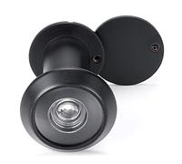 Spioncino porta blindata, 220 Gradi Ampio Angolo di Visione Sicurezza Peephole Peek Door Viewer Vetro Ottico con con Coperchio Incluso, foro Ø 14 mm, per il Montaggio su Porte 35mm-55mm