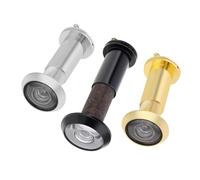 Spioncino Spioncino for porta in lega di zinco da 220 gradi, 1 pezzo, for porte da 1,57 a 2,36 pollici con coperchio girevole Spioncino Porta(Gold)