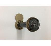 SPIONCINO TONDO IN ABS FINITURA BRONZATO,FORO MM 16, ANGOLO DI PERCEZIONE VISIVA 200° LUNGHEZZA REGOLABILE 60-110 mm GHIERA ESTERNA MM 28, TESTA INTERNA CON COPERCHIO MM 32
