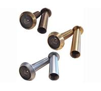Spioncino Tondo in Ottone Ee ¸ 16 MM,.60 110, 200°, Cromo Satinato 3 Pezzi
