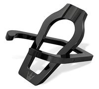 SPIPER Supporto per pipa per tabacco, pieghevole in acciaio inox per tubo singolo, porta tubi portatili, supporto per pipa in metallo, accessori per fumo (nero)