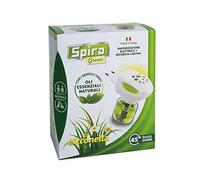 Spira Citronella Vaporizzatore Elettrico + Ricarica Liquida, 45 Giorni, 22.5 ml