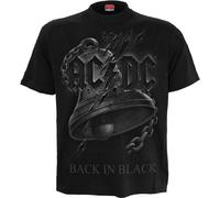Spiral - AC/Dc - Back in Black Strappato - T-Shirt Stampa Frontale Nero, Nero, XL