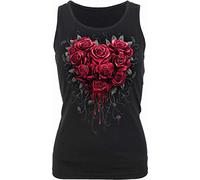 Spiral - Bleeding Heart - Razor Back Top Black L Black