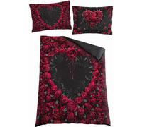 Spiral - Bleeding Heart - Single Duvet Cover + Uk And Eu Pillow Case - L