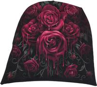 Spiral - Blood Rose - Light Cotton Beanies Black One Size Black