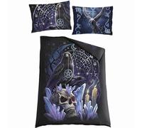 Spiral Bohemian BED LINEN SET, Single Cotton Duvet Cover & Pillowcase, Geometric