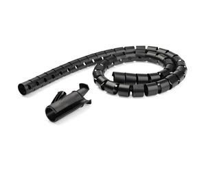 Spiral Cable Management Sleeve 25Mm X 1.5M /1X 4.9 - Black NUOVO