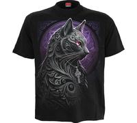 Spiral - Celtic Whiskers - Front Print T-Shirt Black 4XL Black