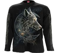 Spiral - Celtic Wolf - Longsleeve T-Shirt Black XL Black