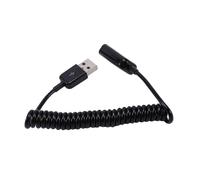 Spiral Coiled USB A male to A female adapter adaptor Cable 1M 3FT