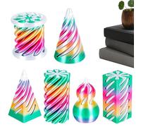 Spiral Cone Fidget Toy - Twist Sensory Gadget for Stress Relief Focus Play | ABS with Rotating Helix Design, Handheld Interactive Spinner for Desk Activity Relaxation Home Office Use