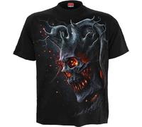 Spiral Death Embers Uomo T-Shirt Nero S 100% Cotone Regular