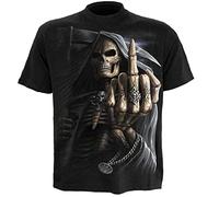 Spiral - Bone Finger - T-Shirt Nera Regular per Uomo - L