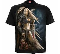 Spiral Direct Angel Warrior Valkyrie Battaglia Ali Fantasy Goth T Shirt K073M101