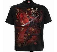 Spiral Direct Samurai Drago Giapponese Scheletro Guerriero Goth T Shirt E033M101