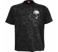 Spiral Direct Teschio Pergamena Impressione Death Dark Fantasy Goth T Shirt