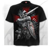 Spiral Direct Valiant Cavaliere Armor Scheletro Leone Death Gotico T Shirt