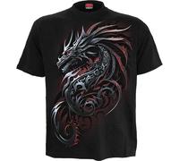 Spiral - Dragon Shards - Front Print T-Shirt Black XL Black