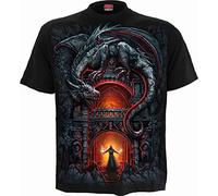 Spiral T-shirt Dragon's Lair Nera 100% cotone Regular Uomo XXL