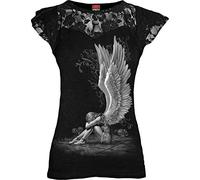 Spiral - Enslaved Angel - T-Shirt Nera Regular per Donna - M