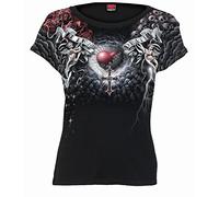 Spiral F733 - Tops - Short Sleeve, T-Shirt Donna, Black, S