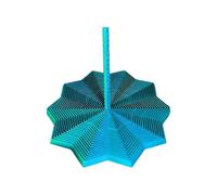 Spiral Fidget Toy, Polygonal Ornament with Handle, Anti-Stress Sensory Game, Focus Aid, Ideal for Kids Adults, Desk Decoration, School Workplace Gift, Relaxation Tool, 1 Piece