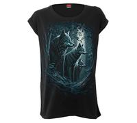 Spiral Forest Guardians Donna T-Shirt Nero L 100% Cotone Largo