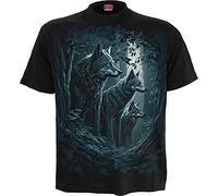 Spiral - Forest Guardians - T-Shirt Nera Regular per Uomo - L