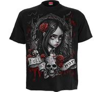 Spiral - Full of Woe - Front Print T-Shirt Black XL Black
