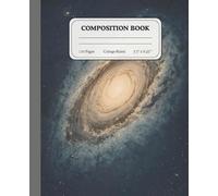 Spiral Galaxy Notebook | College Ruled Composition Journal | Swirling Deep Space Cosmos Writing Notebook for Students & Creatives: Inspired by rotating star systems and luminous interstellar motion