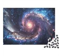 Spiral Galaxy Space 1000 Pezzi Cartone Resistente Puzzle Classico Per Adulti Bambini Impossibile Difficile Sfidante Decompressione Decorazione Murale Idea Regalo 38x26cm/1000pcs