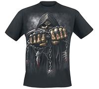 Spiral M101-T-Shirts T-Shirt, Black, 3XL Uomo