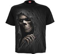 Spiral Grim Reaper Uomo T-Shirt Nero S 100% Cotone Regular