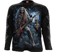 Spiral Grim Rocker Uomo Maglia Maniche Lunghe Nero M 100% Cotone Regular