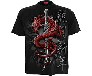 Spiral Live Loud Uomo T-Shirt Nero M 100% Cotone Regular