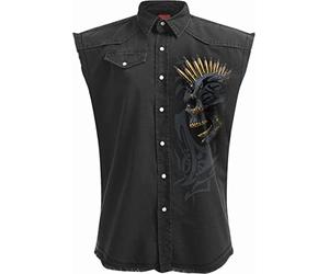 Spiral M602 - Workshirts, Camicia Button-Down Uomo, Black, XL