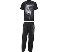Spiral M631-Pyjama Sets Set di Pigiama, Black, L Uomo