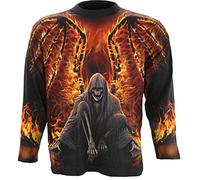 Spiral Maglia a maniche lunghe -L- FLAMING DEATH