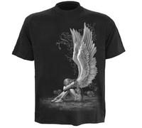 Spiral - Men - Enslaved Angel - T-Shirt Black L Black