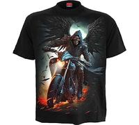 Spiral - Night Rider - T-Shirt Nera Regular per Uomo - L