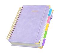 Spiral Notebook College Ruled - B5 Lined Journal | 300 Page Notepad with Removable Divider for Students, Teachers, Meetings, College Study, Office, School, and Home Note Taking Organizer