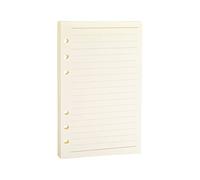 Spiral Notebook Refill, A6 Binder Refills, Planner Inserts of A6 Rulled Line Paper for Filofax/Personal Journal, 45sheets/90pages,Harphia (A6 3.74 x 6.77'',Line)